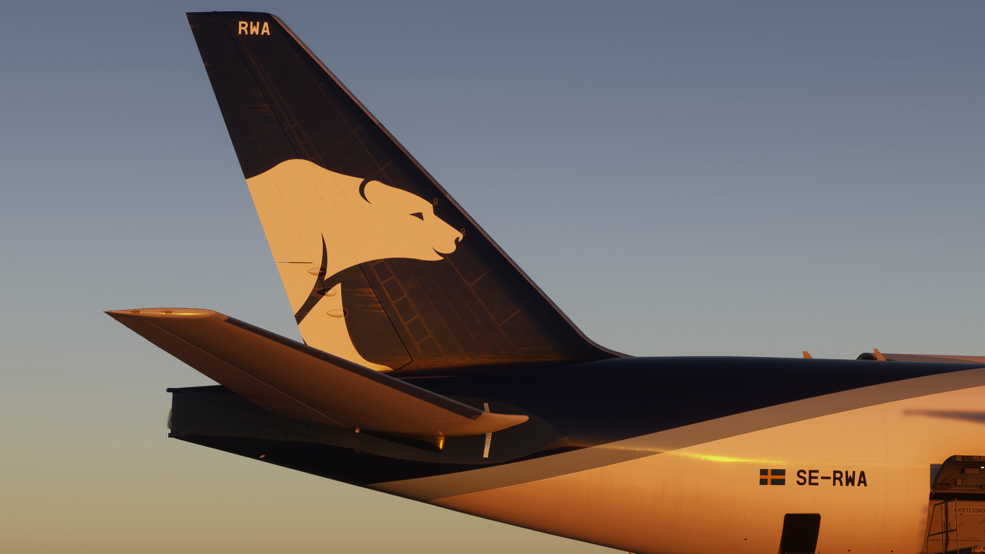 Arctic Cargo livery – tail detail